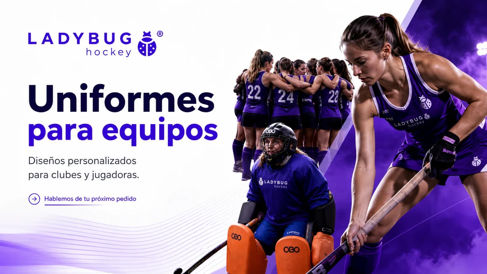 Uniformes personalizados LADYBUG Hockey para equipos